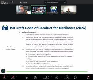 IMI & CIArb Greece Chapter: 2ος Κύκλος Δημόσιας Διαβούλευσης για τον Κώδικα Δεοντολογίας Διαμεσολαβητών